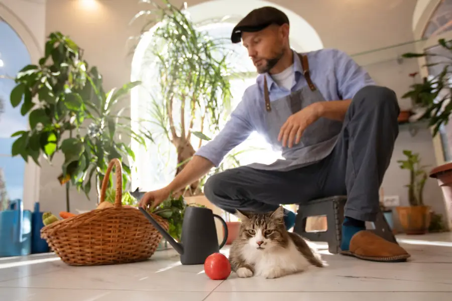 Éliminer les plantes toxiques avant l'adoption d'un chat